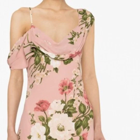 REFORMATION - Reya Dress in rose garden -  size 6 NWT - Picture 2 of 8